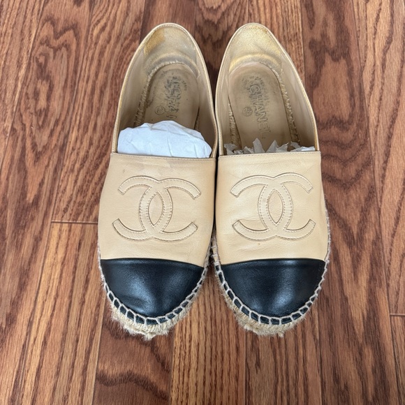 CHANEL Lambskin Espadrilles - Picture 1 of 10